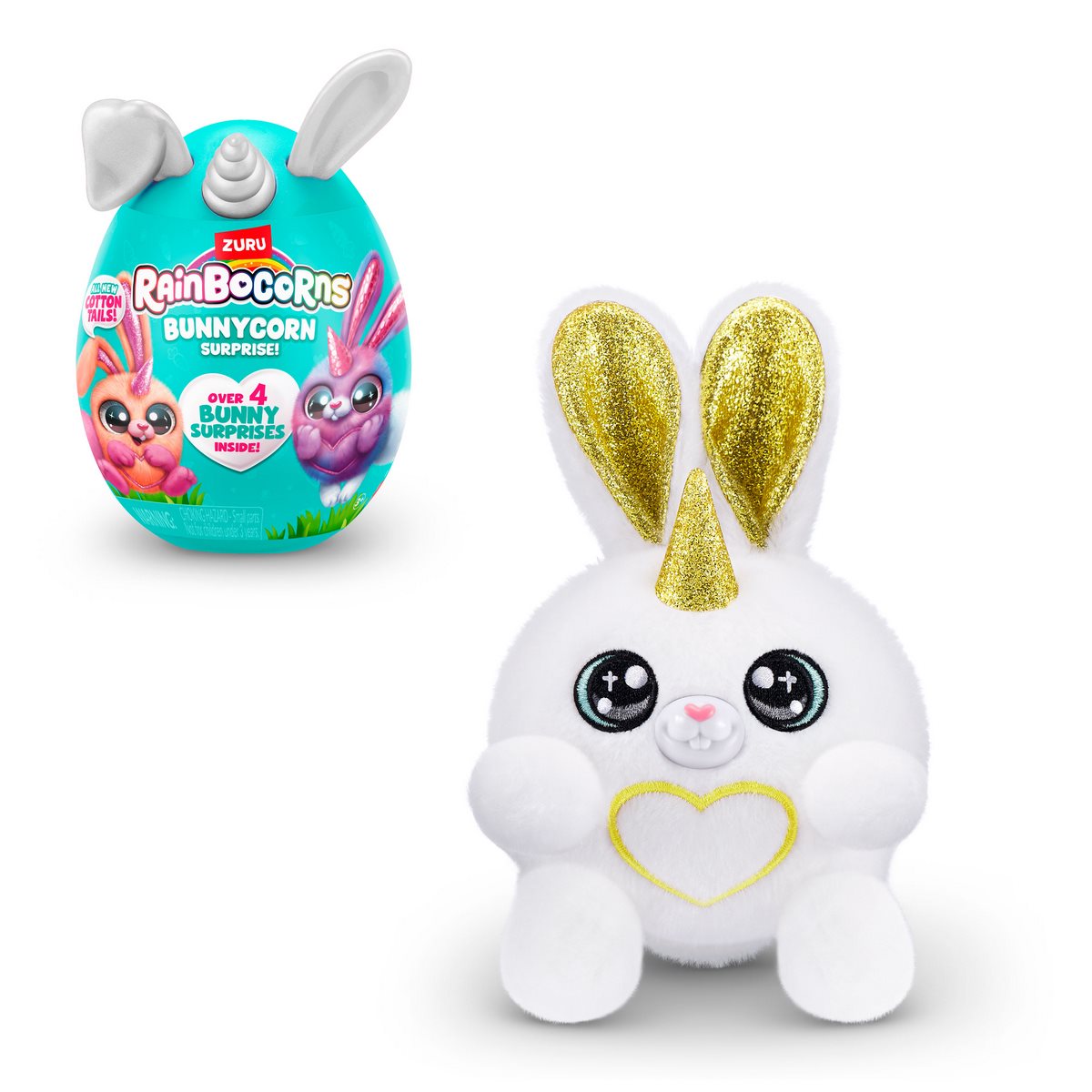 Huevo Bunnycorn Rainbocorns - Plateado